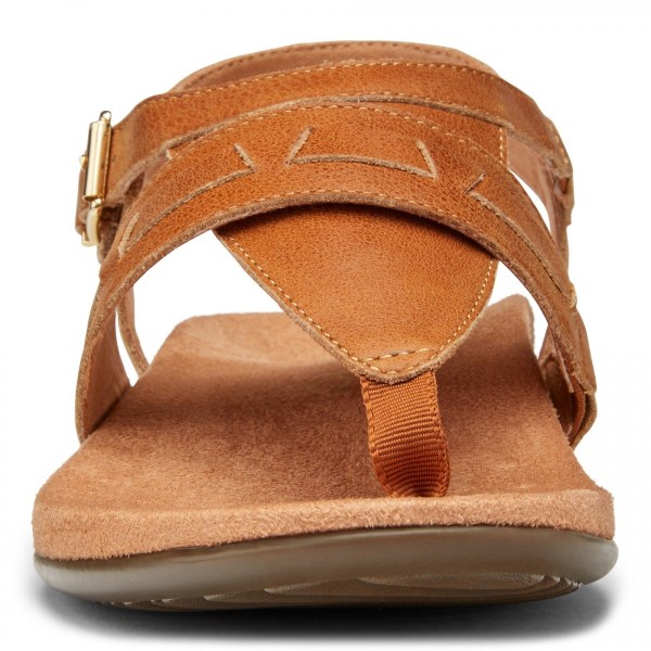 Vionic Sandals Ireland - Lupe Sandal Brown - Womens Shoes Clearance | THXWK-1937